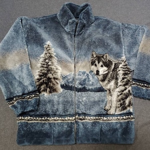 Wolf fleece jacket deals