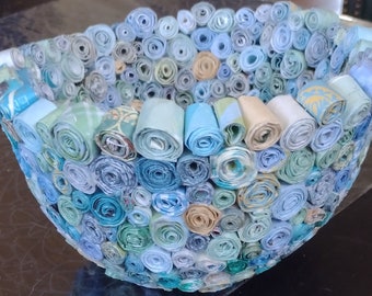 Handmade Rolled Paper Bowl: Decorative Paper Creations