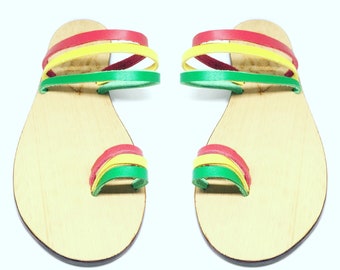 Grand grand by Elmarton 100% handmade leather sandals make and ship free from Jamaica worldwide