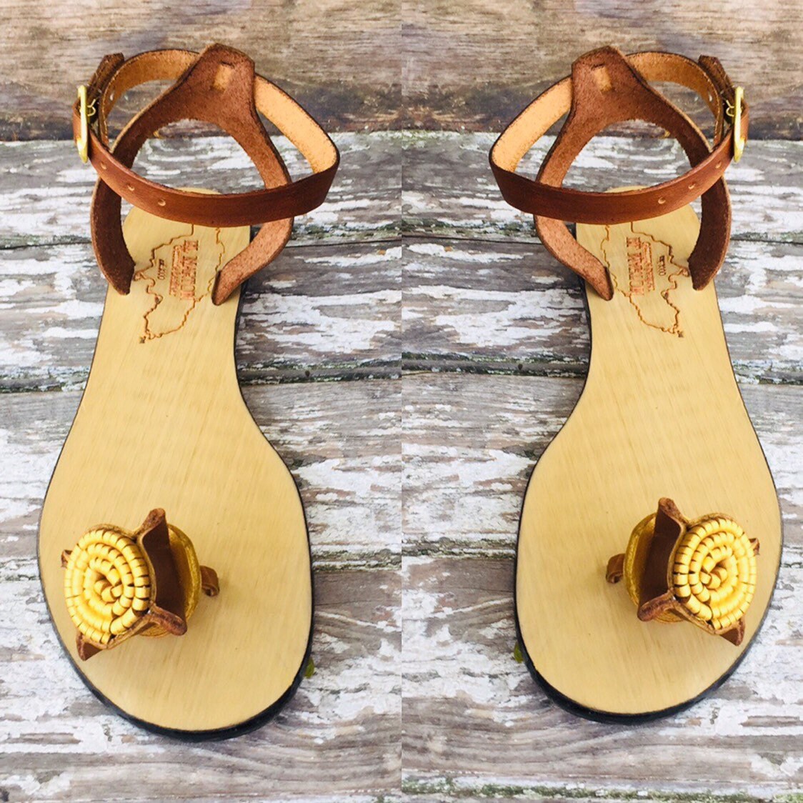 LILIAN by El Marton Handmade Leather Sandals Made in Jamaica Hot