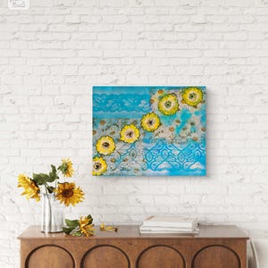 Floral Symphony in Blue