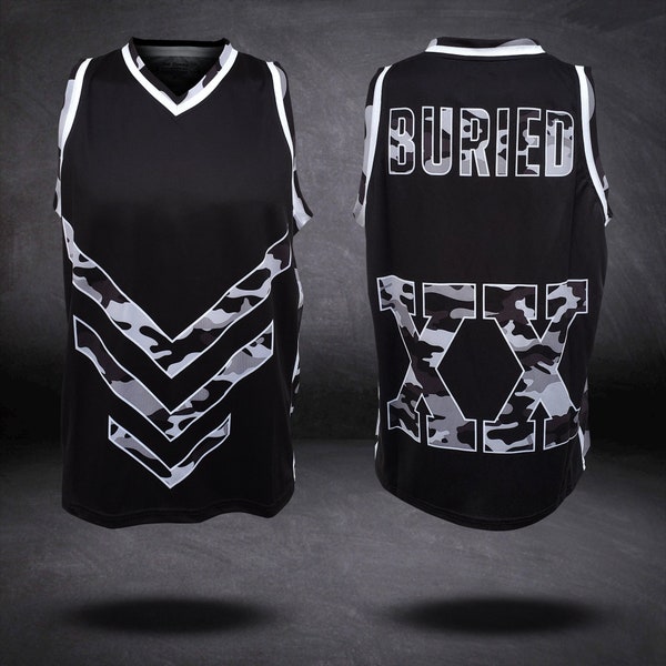 Snow Camo Basketball Jersey