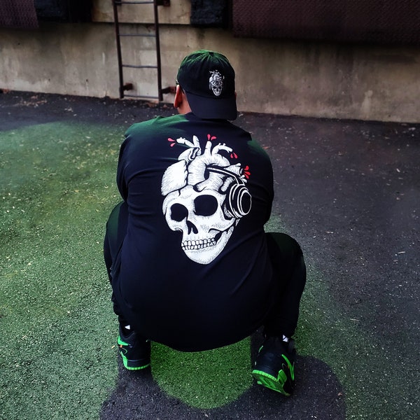 Skull Beats Long Sleeve Shirt