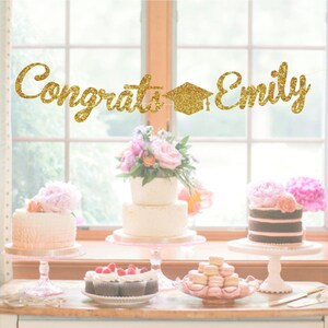 Graduation Party Banner-Customized Graduation Banner-Graduation Party Decorations-Graduation Party Ideas-2025 Graduation Party-Class of 2025