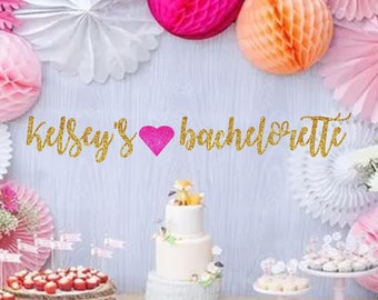 Bachelorette Party Decorations-Custom Bachelorette Party Banner-Bachelorette Decorations-Bachelorette Banner-Bach Party Decor-Party Ideas