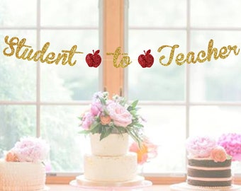 Teacher Graduation Party Decorations-Teacher Graduation Gift-Graduation Party Banner-Grad Party Decor-Teacher Graduation Sign-Class of 2026