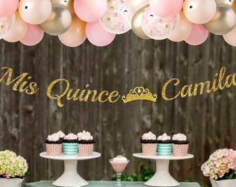 Mis Quince Banner Quinceanera Decorations Mis Quince Anos - Etsy ...