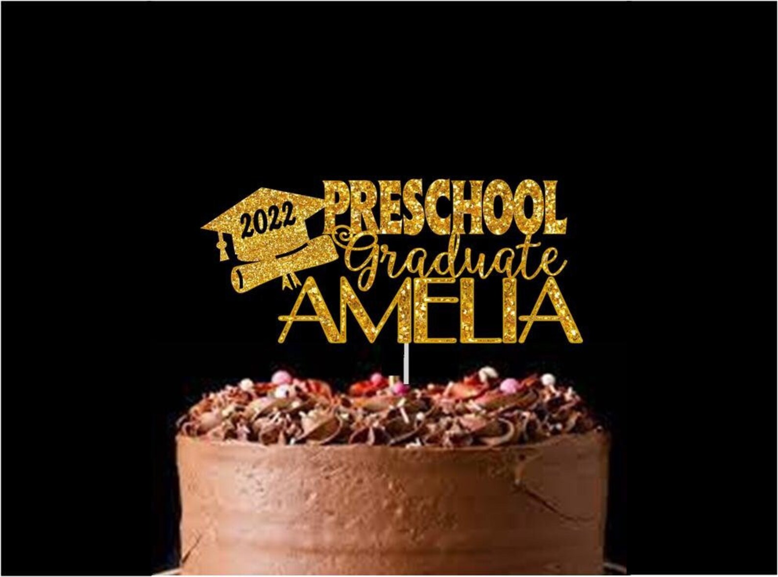 Preschool Graduation Cake Topper-graduation Party Decorations - Etsy