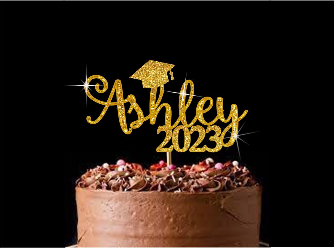 Graduation Cake Topper-graduation Party Decorations-graduation - Etsy