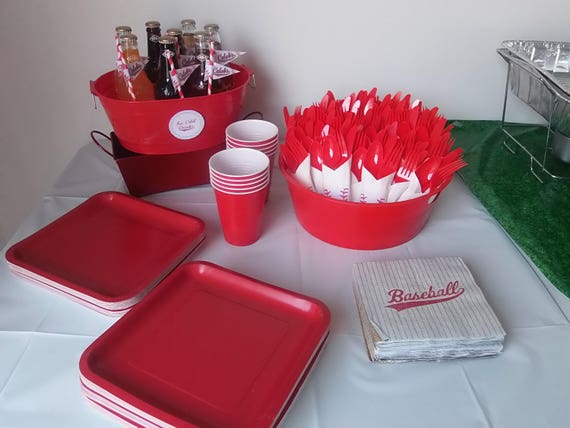 Baseball Bithday Party Decor Baseball Party Napkin Rings INSTANT ...