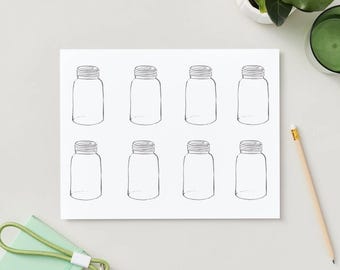 Capture Memory Jars - Instant Digital Download for Any Occasion - Personalized Gift - Sizes Letter & A4