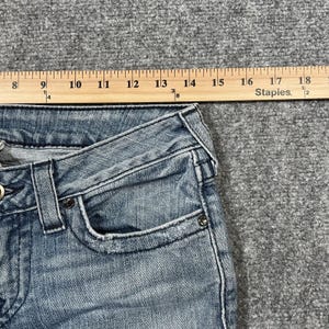 Vintage True Religion Low Rise Flare Jeans Size 26 28x32 Disco Bling Y2K Denim image 8