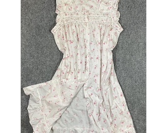 Camisón vintage Blair para mujer, talla XL, estilo campestre campestre, con volantes y encaje.