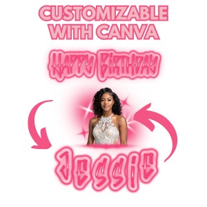 Airbrushed Birthday TShirt Design Template | Canva Tshirt Design | Design Template for Sublimation, DTF, or DTG Printing | Editable in Canva