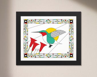 Kolibri - Original Kunstdruck