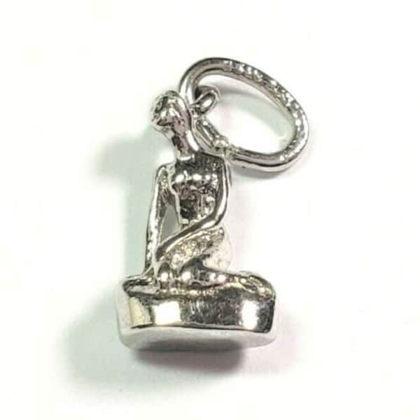 Rembrandt Charm/Little Mermaid Charm/Rembrandt Charm/Sterling Silver/Charm/Denmark Charm