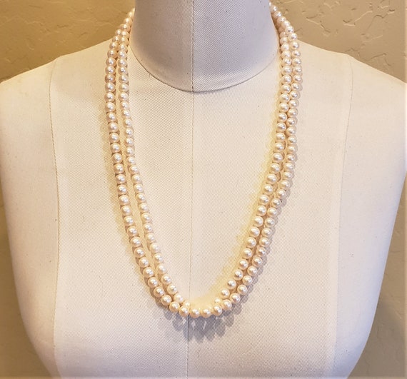 Pearl Necklace/Wedding Necklace/Freshwater Pearls… - image 2