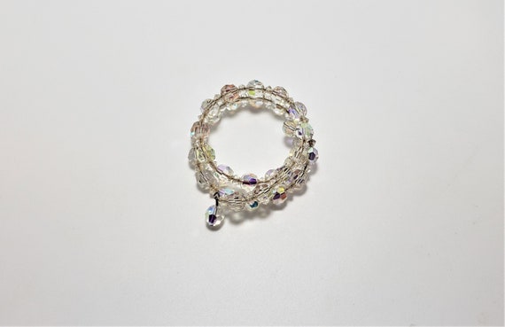 Crystal AB Bracelet/Crystal Bracelet/Vintage Brac… - image 1