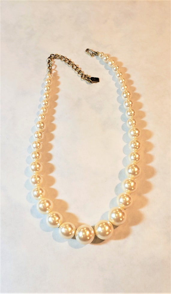Pearl Necklace/1928 Pearls/Pearl Choker/Wedding N… - image 5