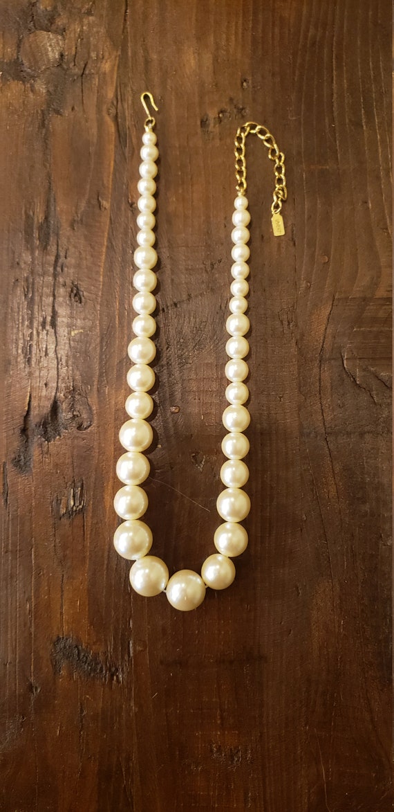 Pearl Necklace/1928 Pearls/Pearl Choker/Wedding N… - image 3