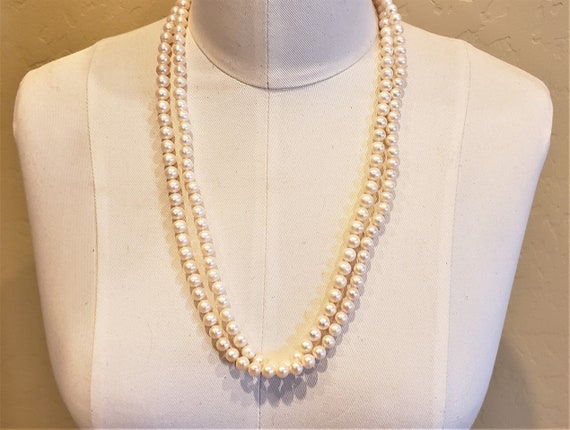 Pearl Necklace/Wedding Necklace/Freshwater Pearls… - image 1