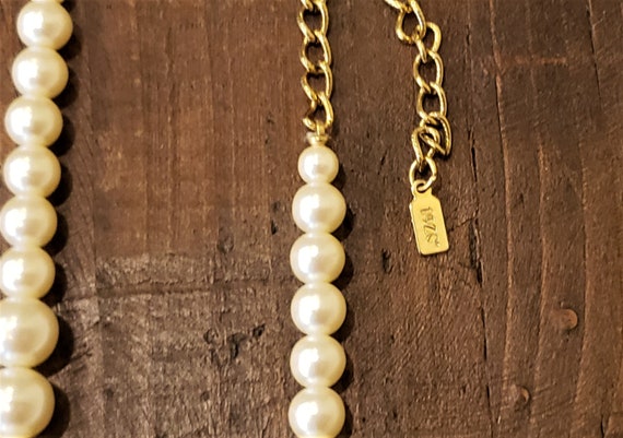 Pearl Necklace/1928 Pearls/Pearl Choker/Wedding N… - image 4