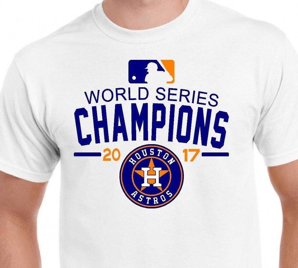 2017 World Series Champions Houston Astros Adult T Shirts Etsy