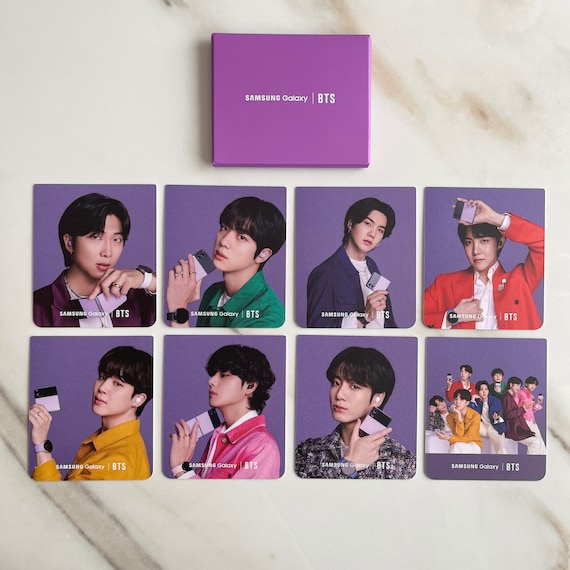 BTS Samsung Pop UP Merch SF Official Photocards - Etsy