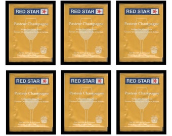 10 Pack RED STAR Pasteur Champagne Soda Cider Winemaking Yeast