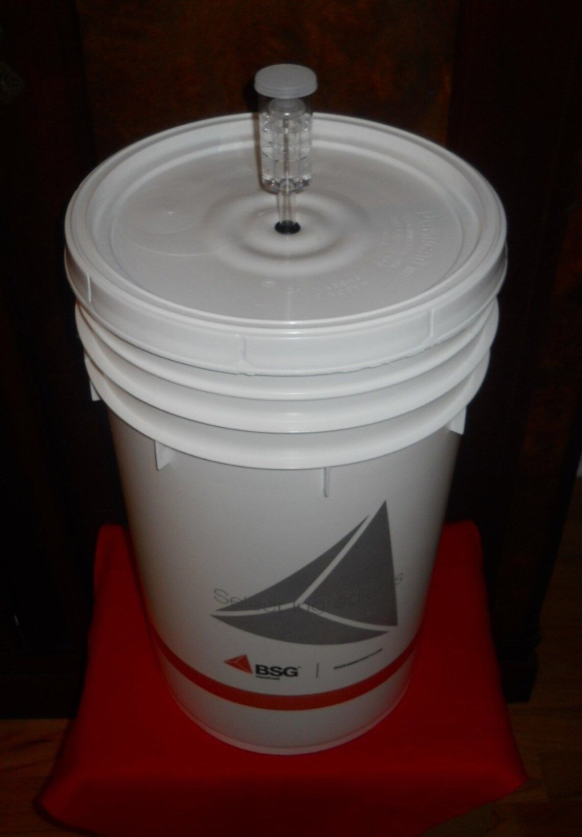 Fermentation Bucket W/lid and Airlock 6.5 Gallon Primary Etsy
