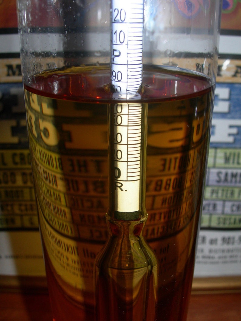 Proof & Tralle Hydrometer to Measure Alcohol Etsy