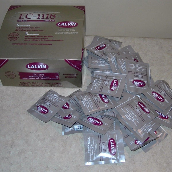 10 PACKS Lalvin EC-1118 All Purpose Champagne Yeast - For Soda, Wine, and Shine!