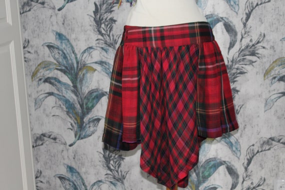 Tartan boho skirt - image 3