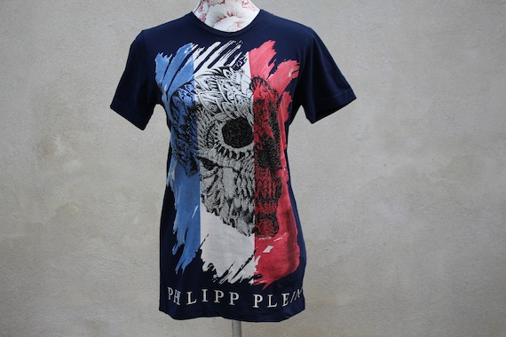 fotografering pisk pisk Buy Philipp Plein T-shirt S Size Online in India - Etsy