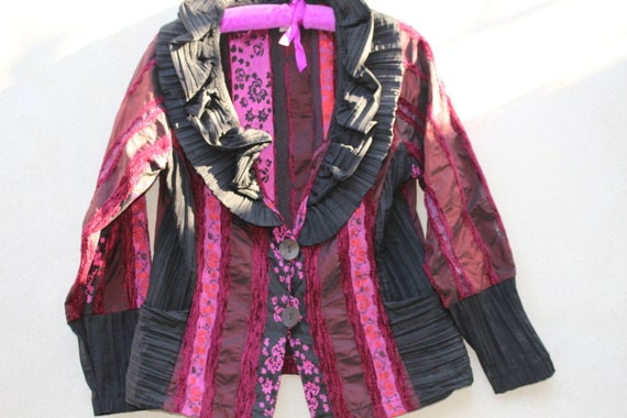 Glamour victorian jacket ,rare find,made from thi… - image 1