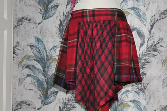 Tartan boho skirt - image 4