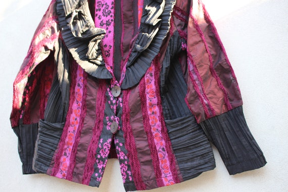 Glamour victorian jacket ,rare find,made from thi… - image 4
