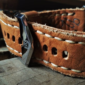 28 Vintage VDB Panerai Real Handmade Amazing Horween Leather Watch Strap OOAK Vintage Rustic Personalized iWatch Strap Band Custom Unisex