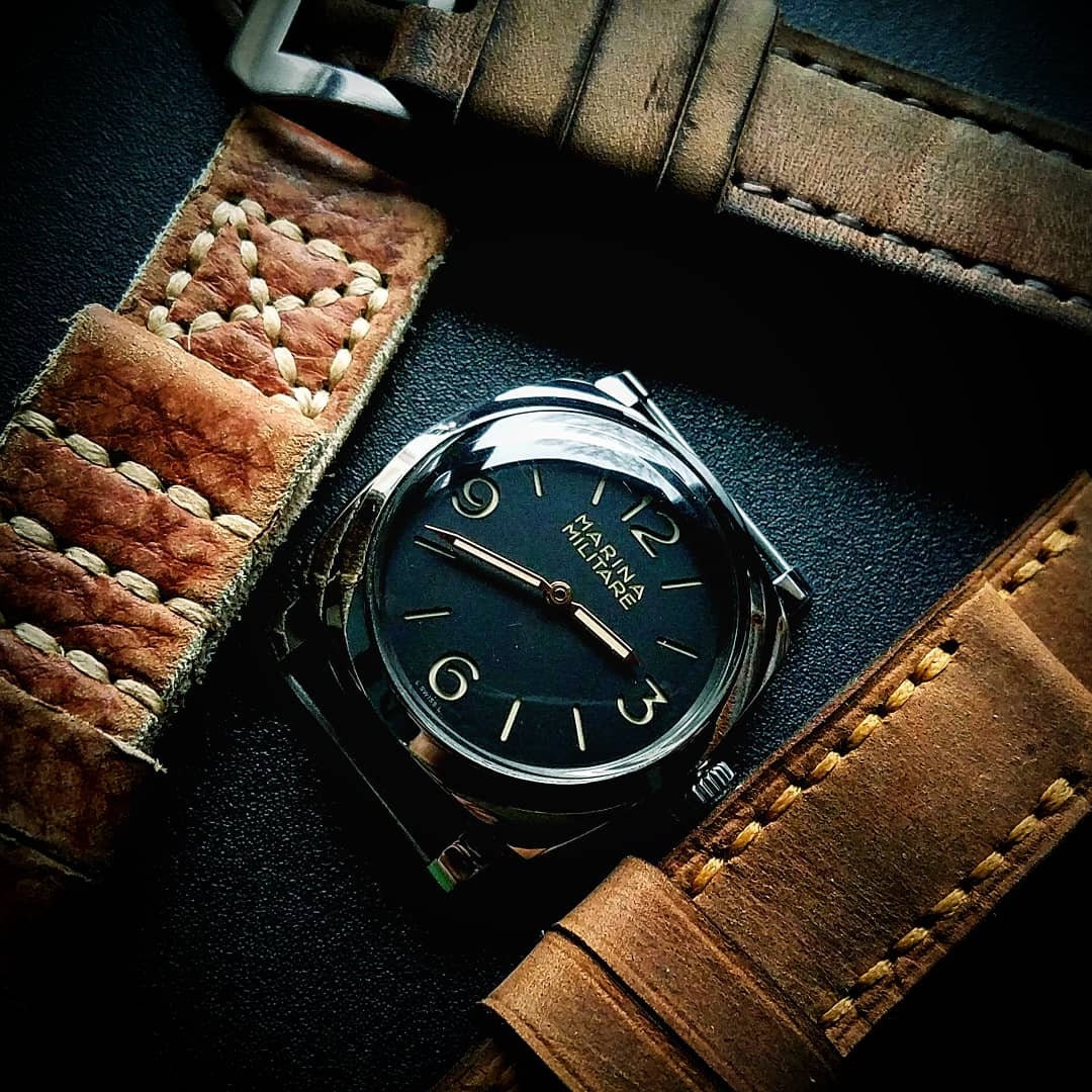 Rustic Apple Watch Rustic Goodness Leather WATCH STRAP Band Custom Handmade Panerai ...
