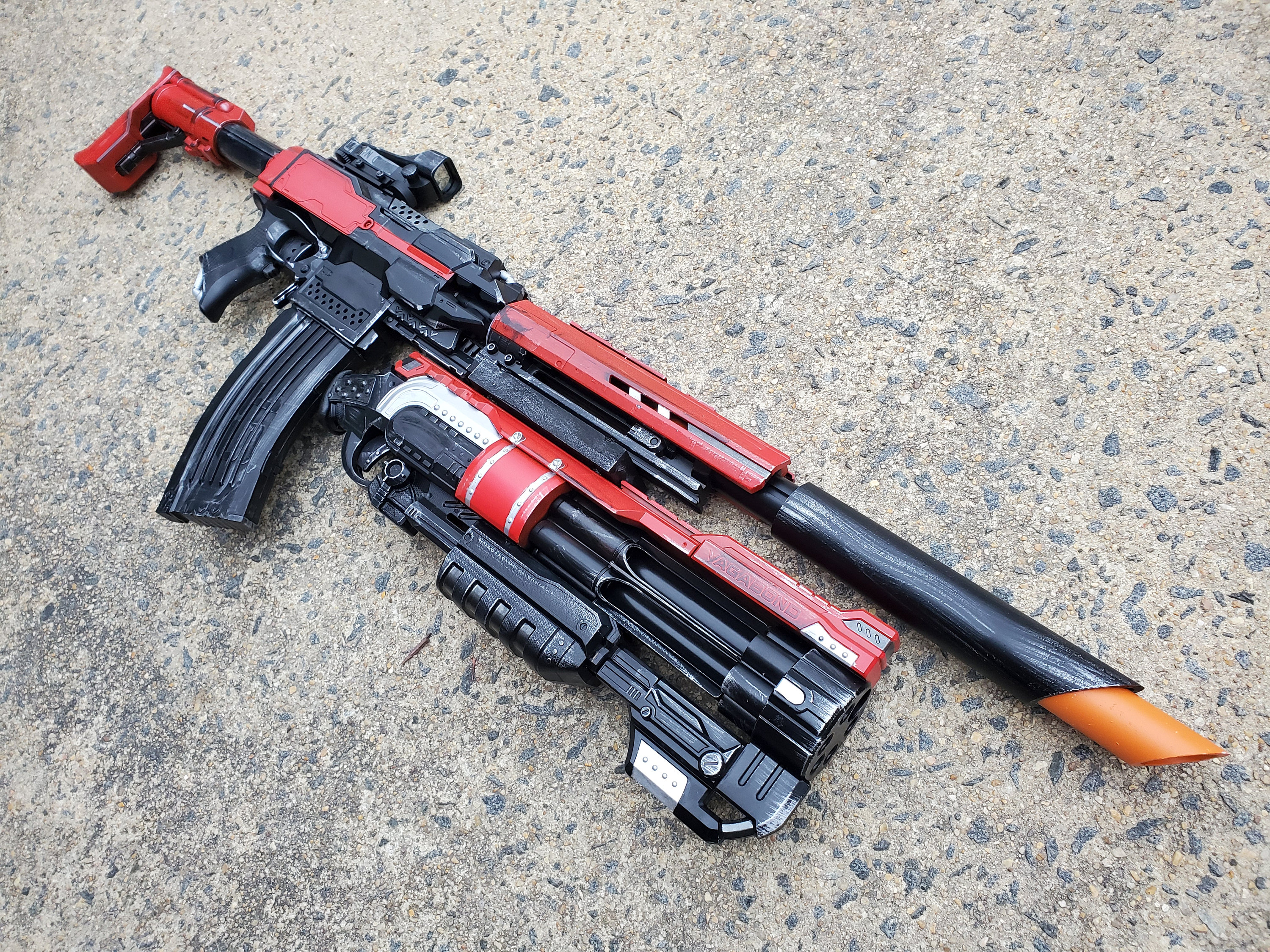 ArtStation - Nerf style M-4 carbine blaster mod.