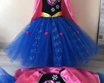 Robe tutu Anna / Frozen tutu dress Anna