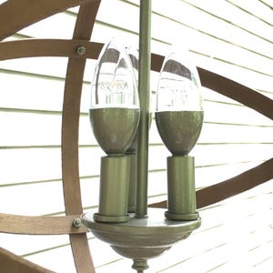 Handpainted Candelabra LED Bulb, Dimmable Soft White Blunt Tip