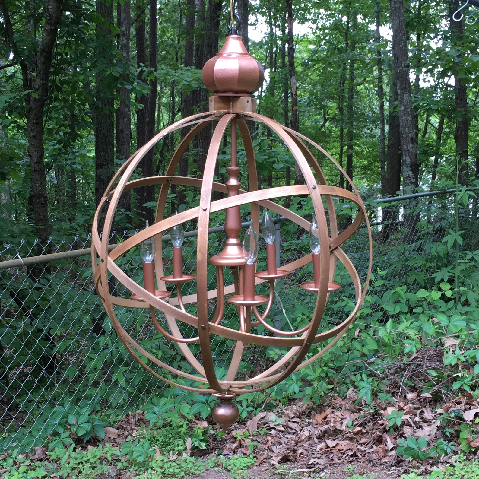 ORB CHANDELIER LIGHT 23 Atomic Light Fixture Industrial Etsy