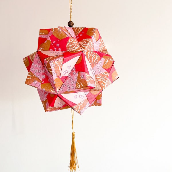 Japanese Lantern Origami Etsy