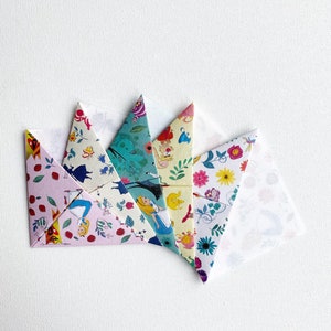 Alice in Wonderland Origami Bookmark Set: Japanese Paper Book Corner