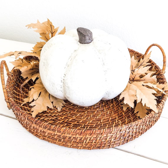 White Farmhouse pumpkins,fall porch decor,painted pumpkins,Halloween decor,Thanksgiving decor,Farmhouse home decor,autumn decor