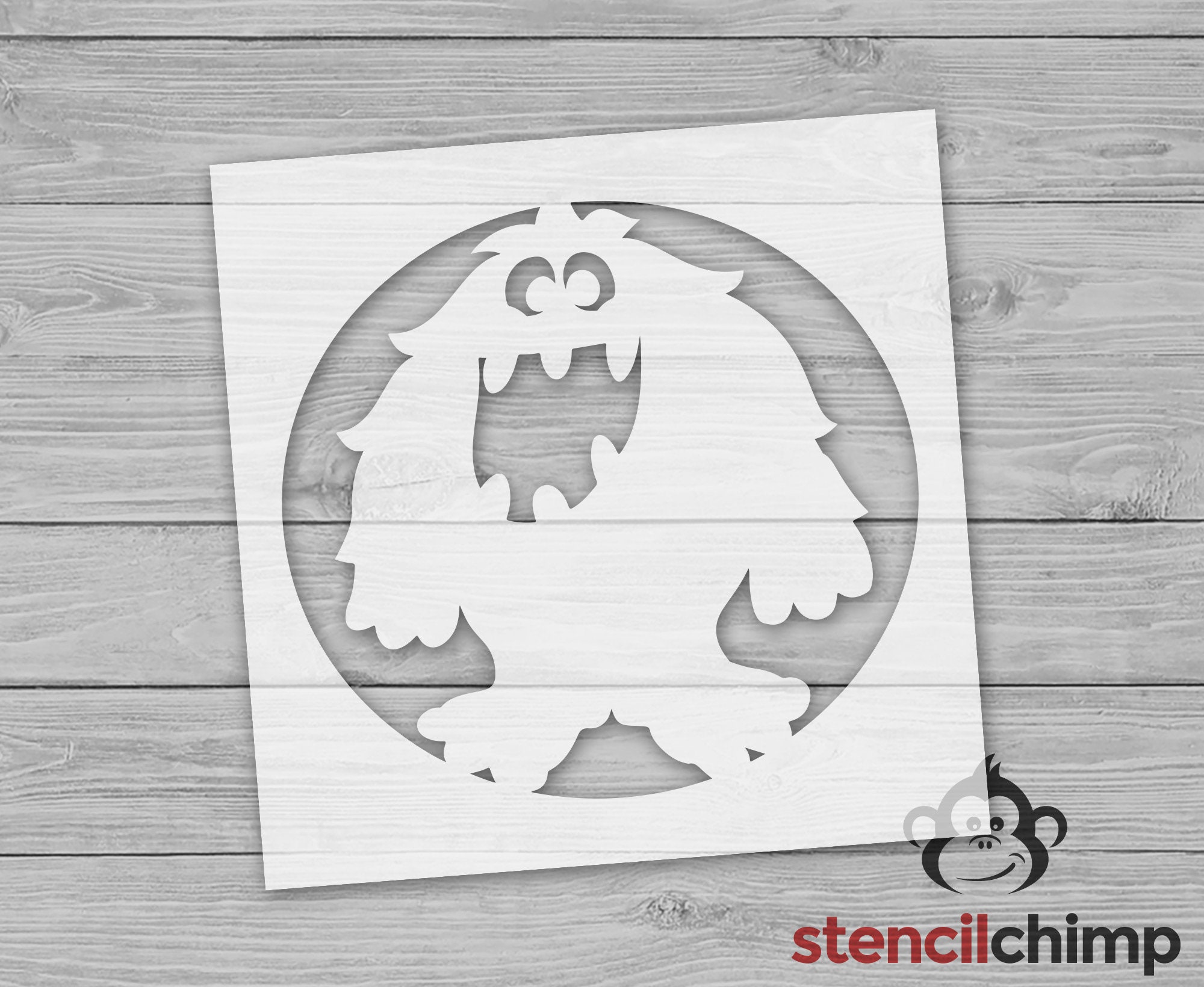 Monster Pumpkin Stencil