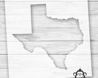 Texas Stencil | Texas State Outline | Lone Star State | Texas Pride | Texas Strong | Love your State | Housewarming Gift | DIY Art Stencil