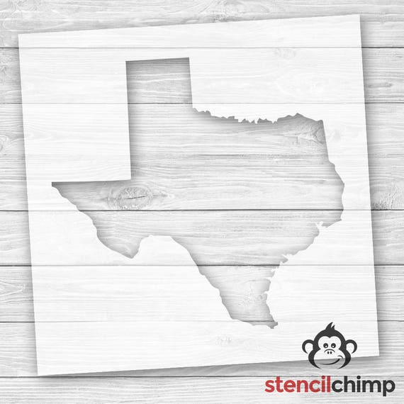 Texas Stencil Texas State Outline Lone Star State Texas - Etsy
