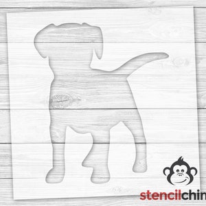 Dog Stencil | Playful Puppy Stencil for Dog Lovers | Standing Dog Stencil for Wood Sign | Gift for Animal Lover | Puppy Stencil